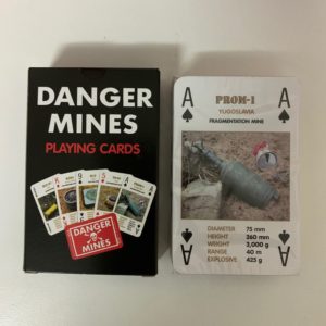 Danger Mines playing cards