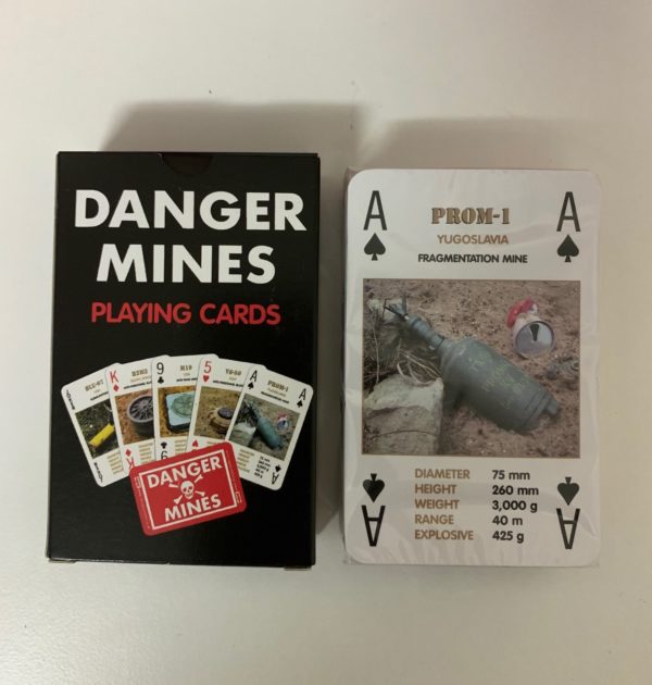 Danger Mines playing cards