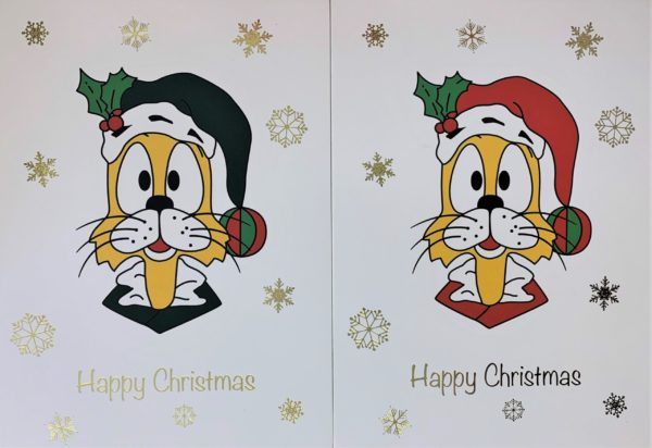 Festive Felix Christmas cards