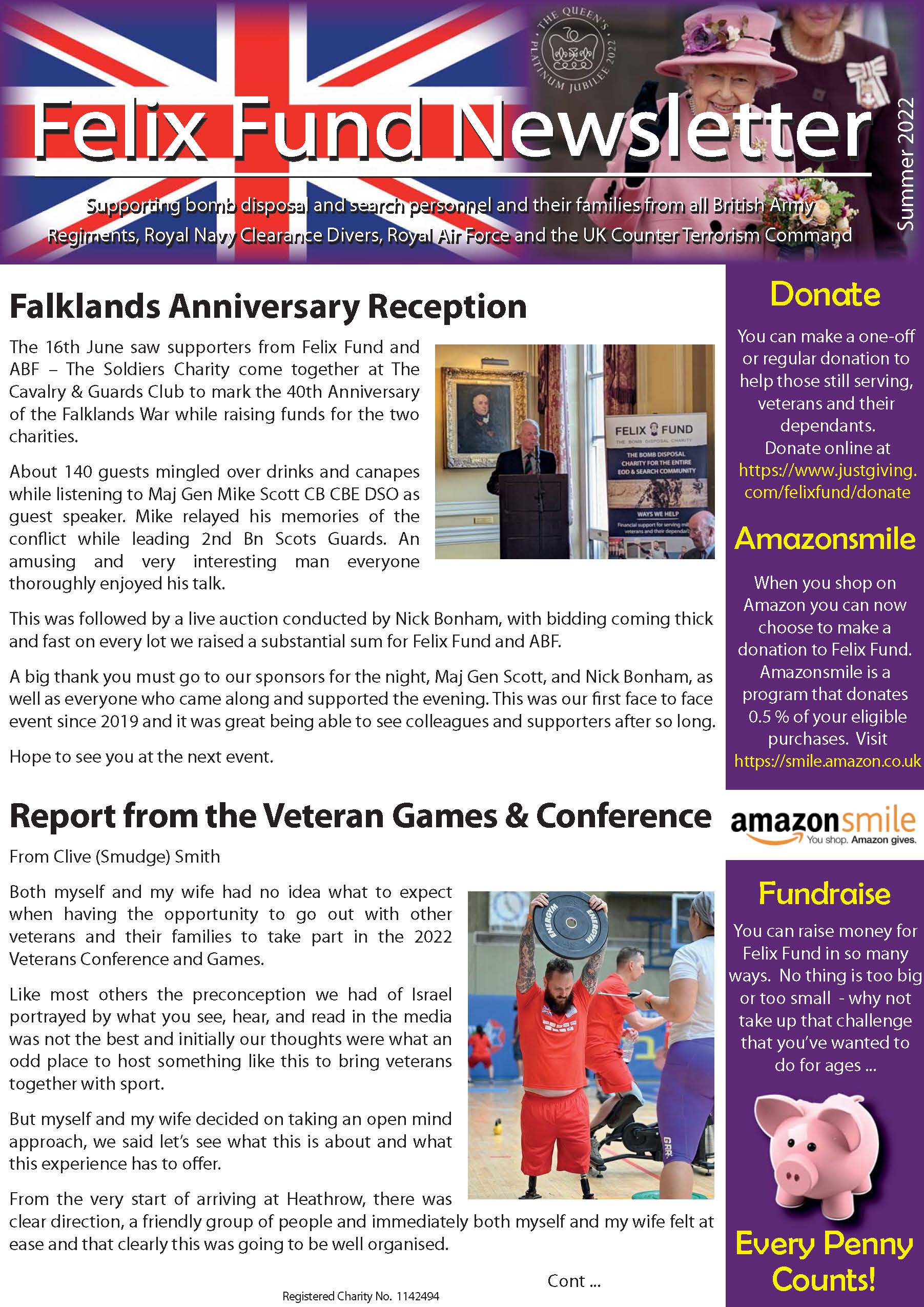 Summer 2022 Newsletter front page