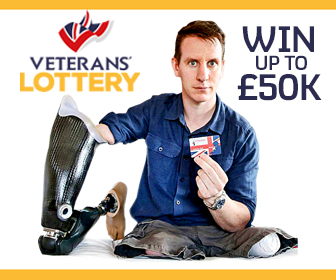 Veterans' Lottery advert