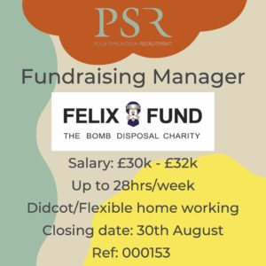 Fundraising Manager Job advert