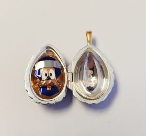 Inside of Felix Faberge pendant